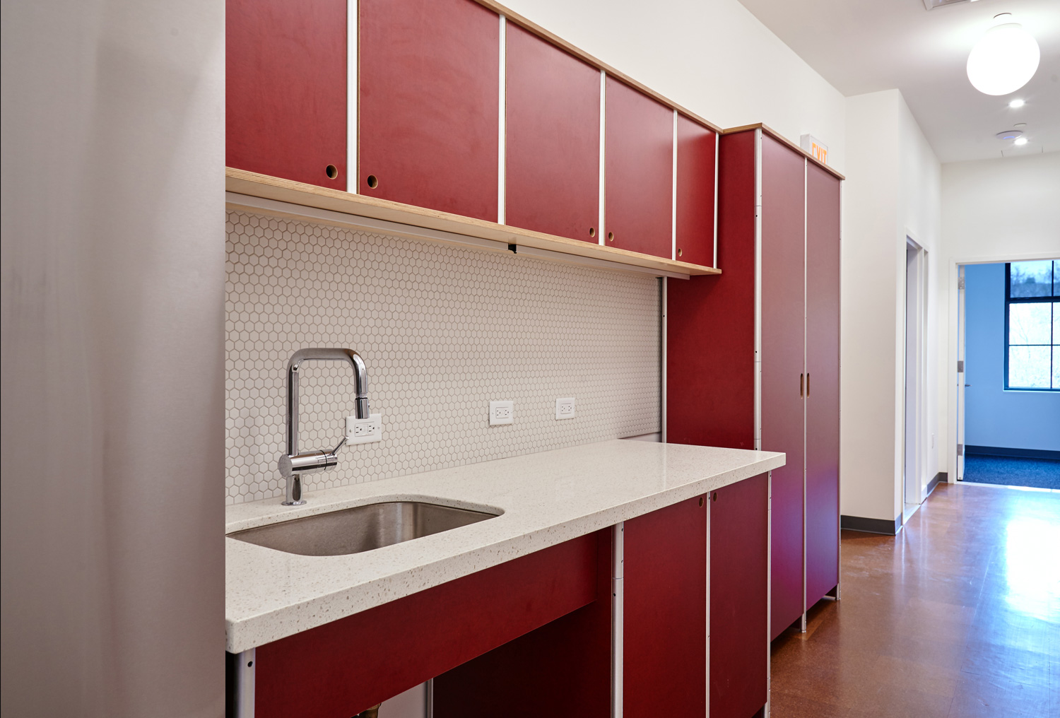 modern kitchen office furniture prefinishjed birch plywood